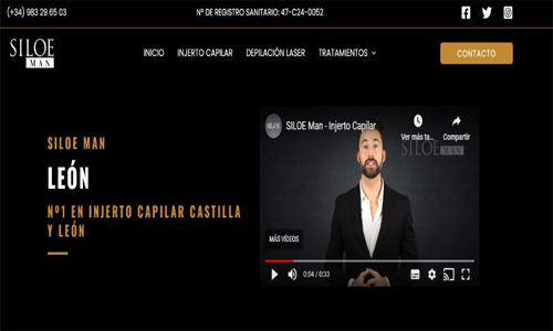 Injerto Capilar León - SILOE Man